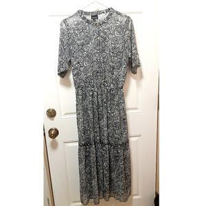 Long button up dress